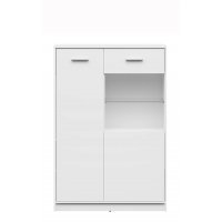Vitrina NEPO REG1D1W/90 BI